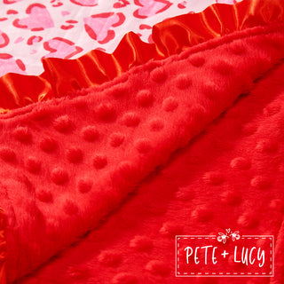 Lovely Leopard Minky Blanket