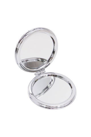 Butterfly Liquid Glitter Circular Compact Mirror