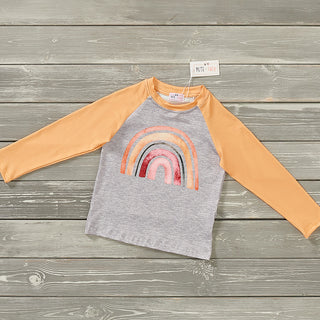 Watercolor Rainbows Raglan Shirt