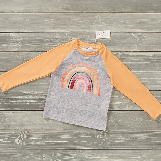 Watercolor Rainbows Raglan Shirt