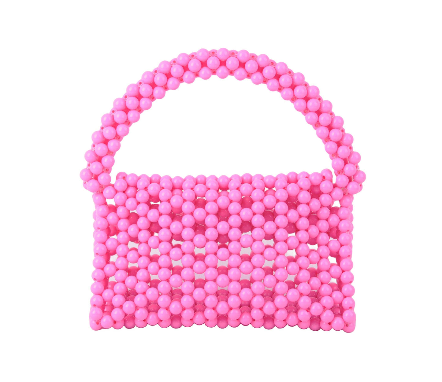 70's Style Hand-Beaded Satchel - Choose Color