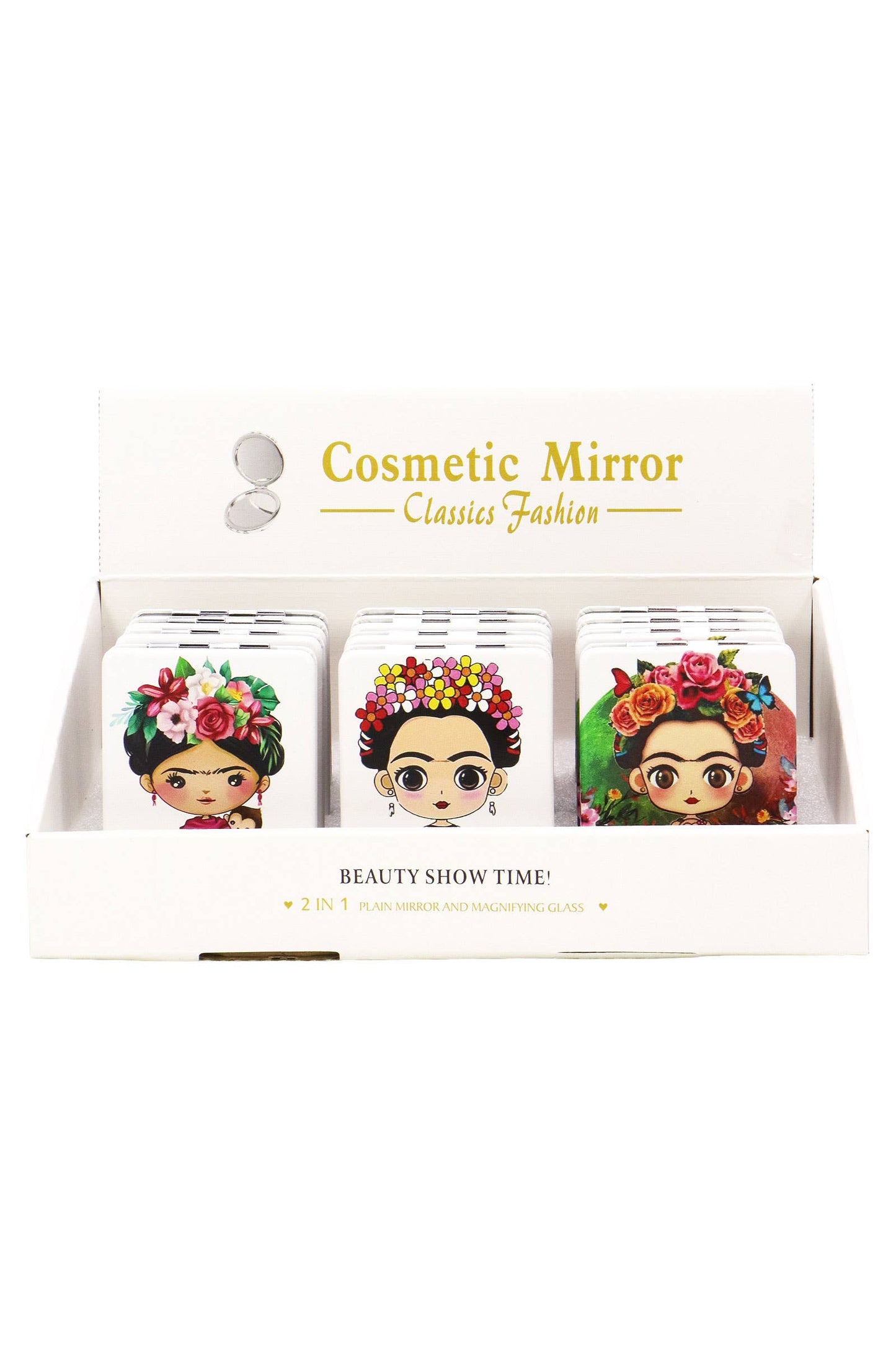 Frida Kahlo Rectangular Compact Makeup Mirror
