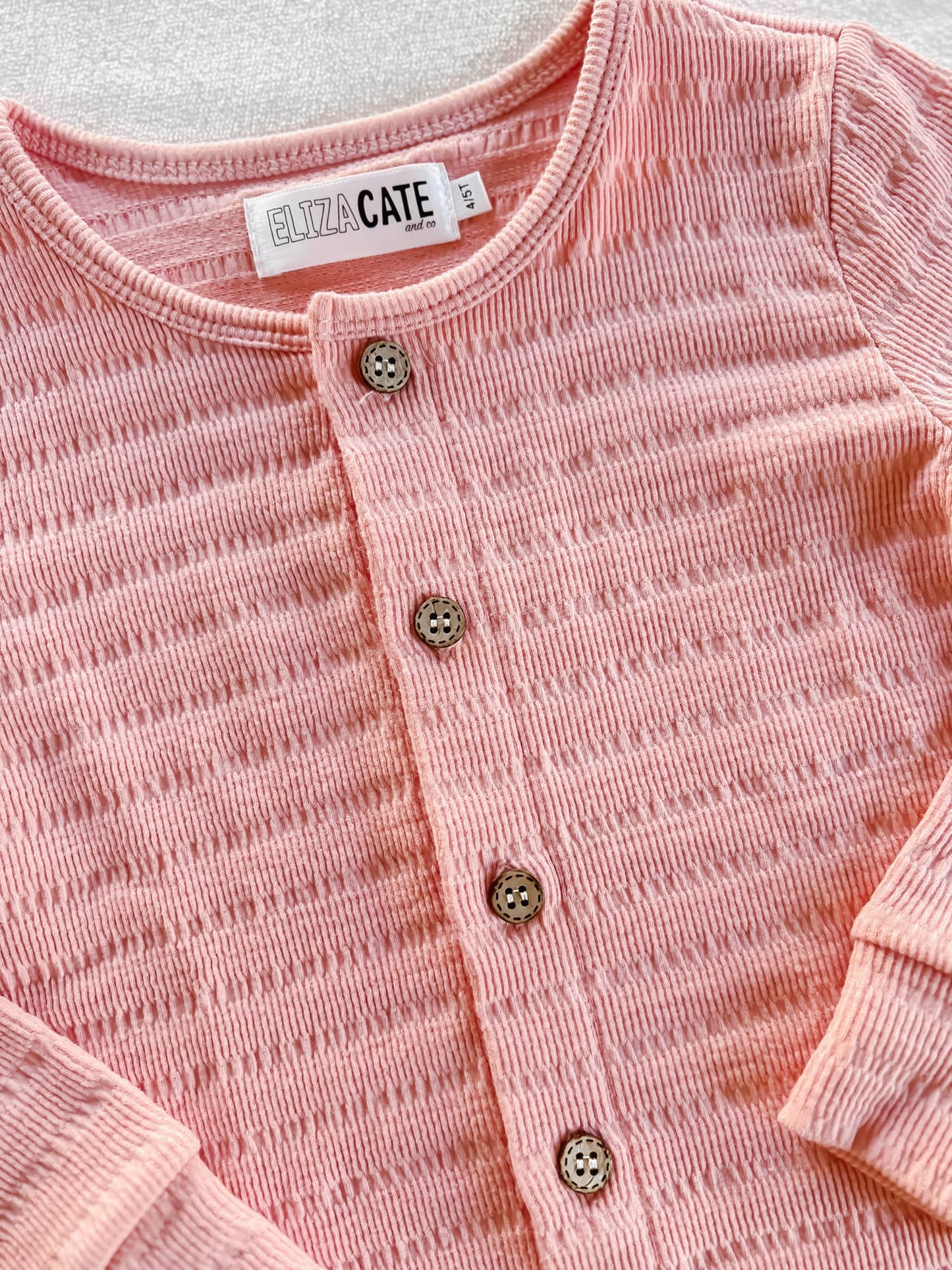Cinnamon Rose Cable Cardigan