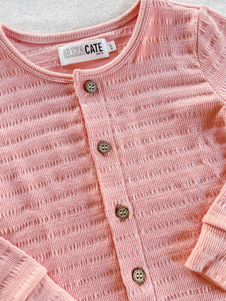 Cinnamon Rose Cable Cardigan
