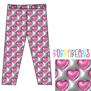 Puffy Hearts Leggings