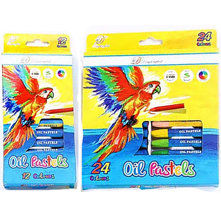 Color Oil Pastel Set - Choice of 12 or 24 Piece Set
