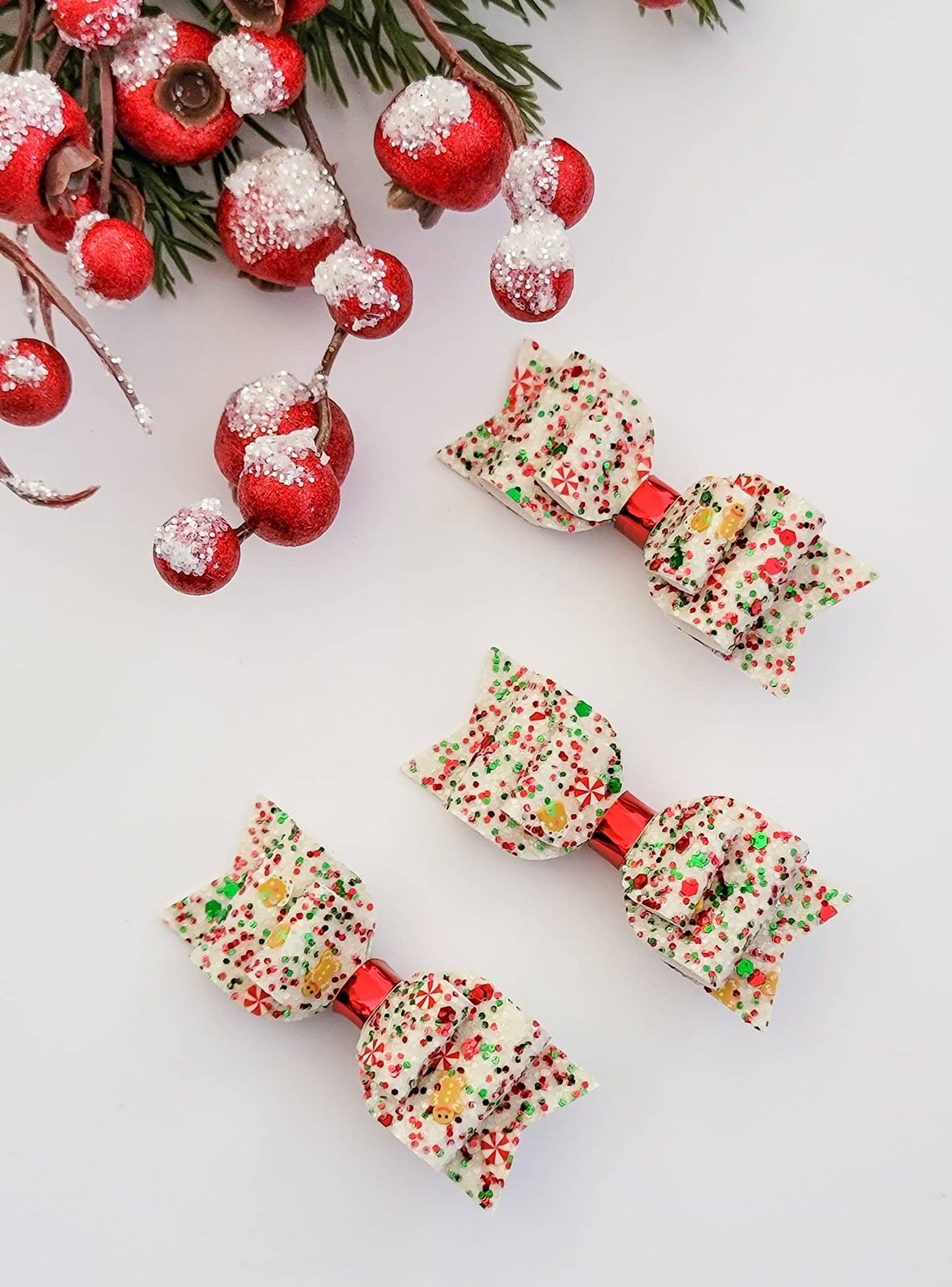 Christmas Cheer 3 inch Blair Bow