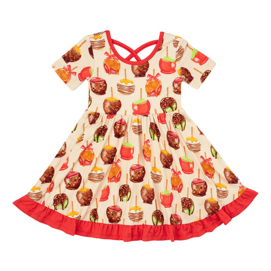 Candy Apples Bamboo Ruffle Dress