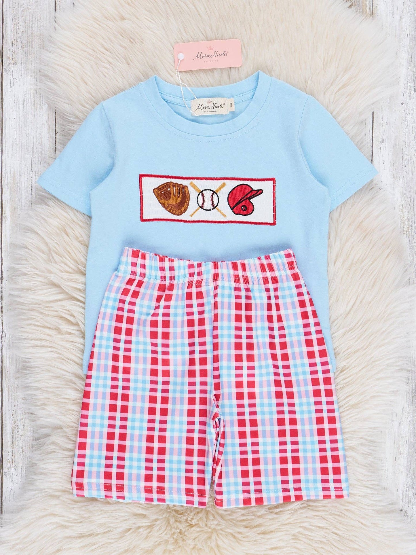 Smocked Baseball Season Outfit