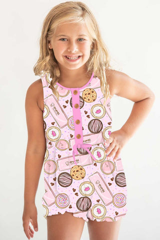 Cookie Crumbs Bamboo Bubble Romper