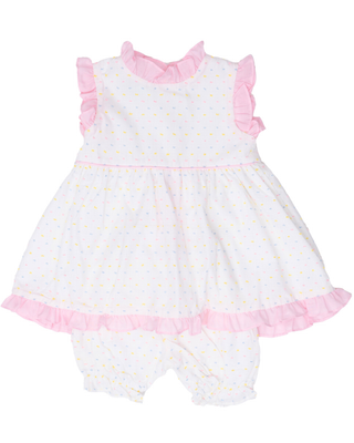 Reagan Pastel Swiss Dot Bloomer Set