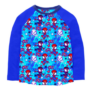 Spider Space Long Sleeve Bamboo Tee