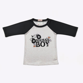 Mama's Boy Raglan Shirt