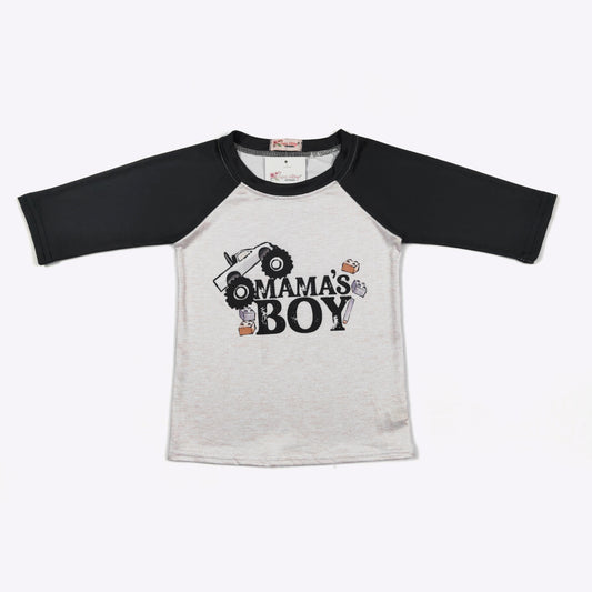 Mama's Boy Raglan Shirt