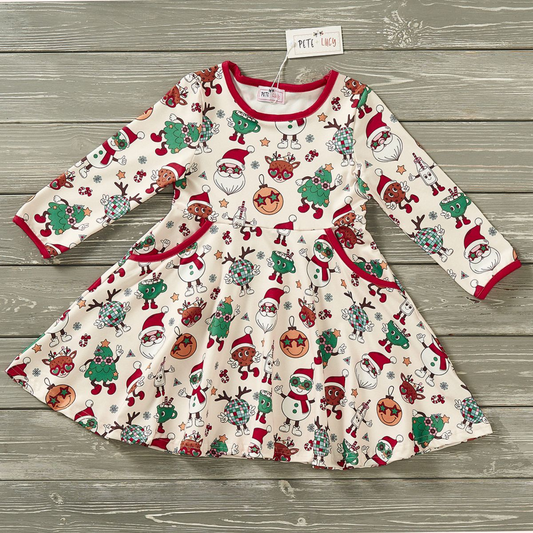 Groovin'  Into Christmas Dress