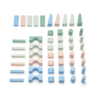 Pastel Color Blocks with Bag 50pcs