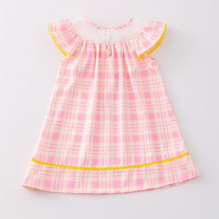 Lemon Smocked Dress
