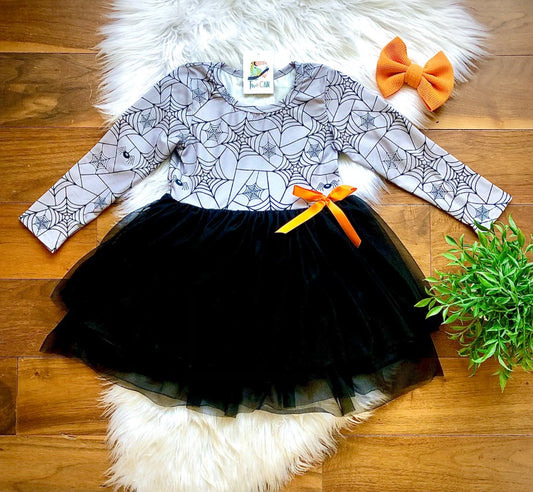 Spider Web Tulle Dress
