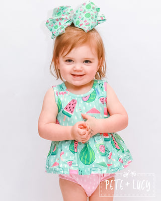 Pink Watermelon Romper
