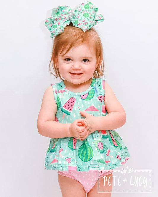 Pink Watermelon Romper