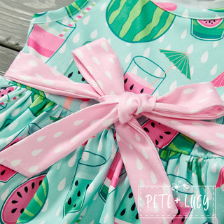 Pink Watermelon Romper