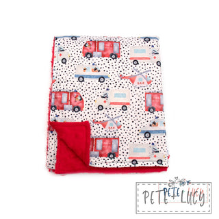 To the Rescue Minky Blanket