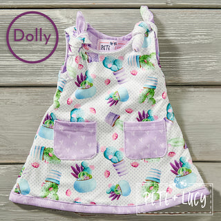 Cacti Oasis Reversible Doll Dress