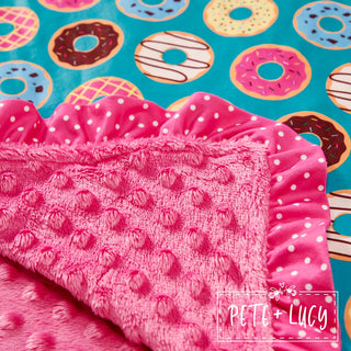 Donuts For All Minky Blanket
