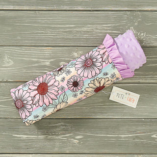 Summer Floral Minky Blanket