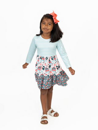 Study Buddies Long Sleeve Dress