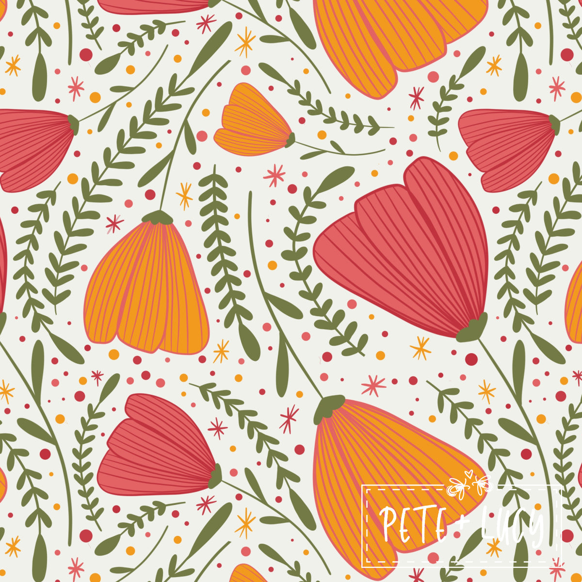 Dancing Tulips Pants Set