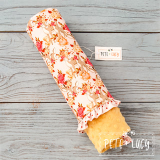 Deer & Roses Minky Blanket