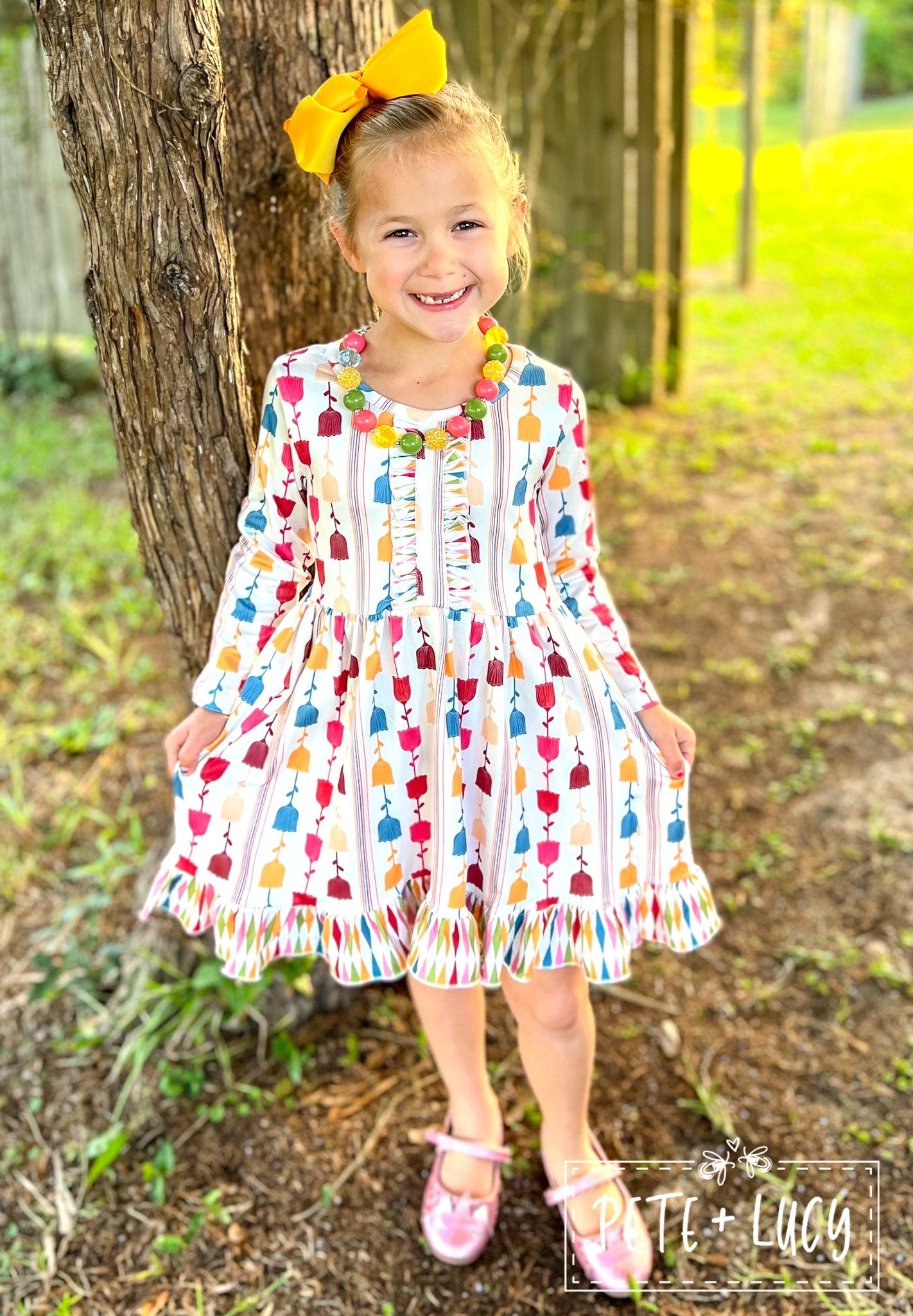 Retro Flowers Dress