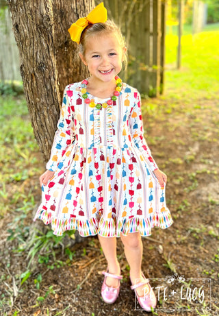 Retro Flowers Dress
