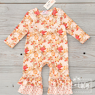 Deer and Roses Romper