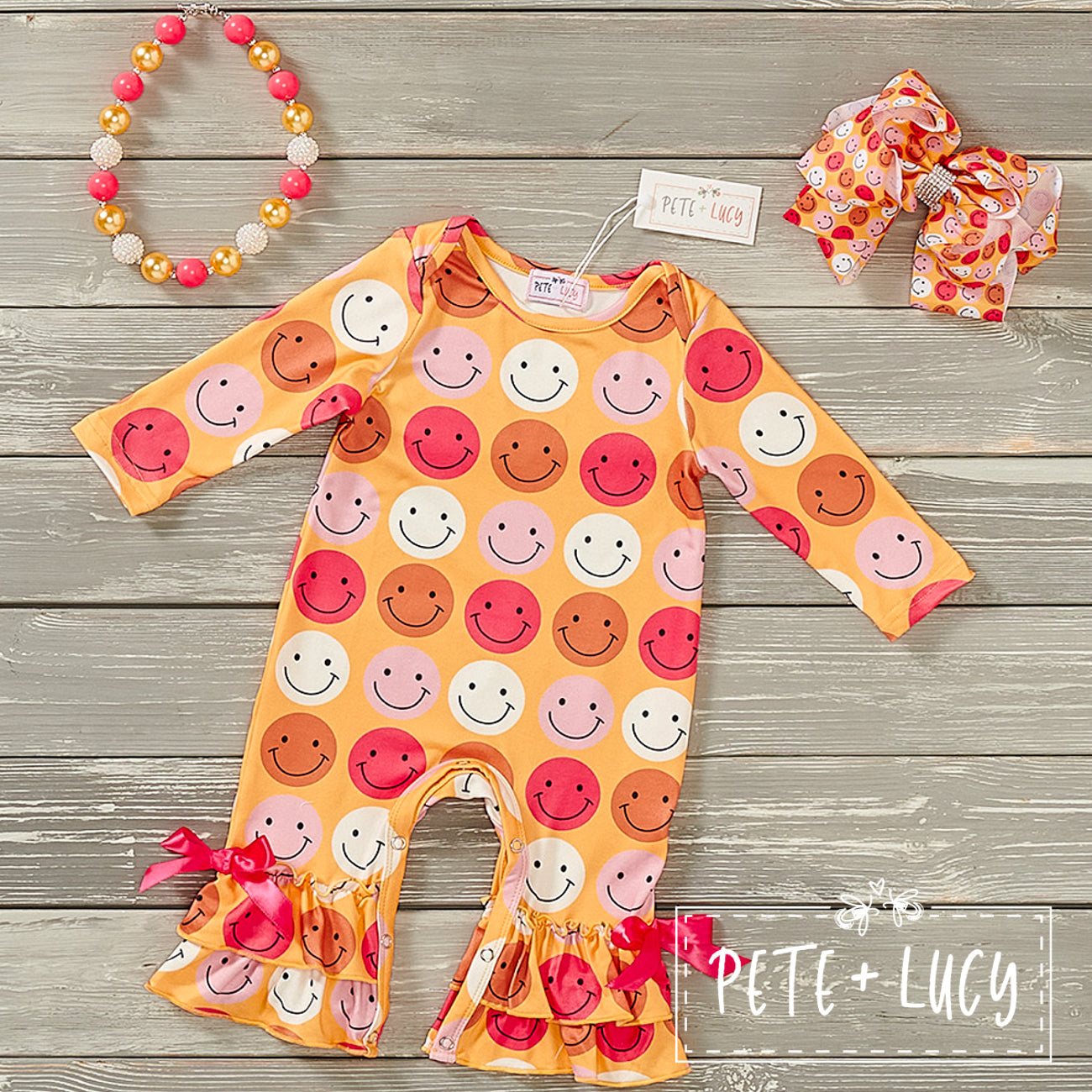 Smiley Face Romper