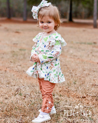 Cute Monkey Pants Set