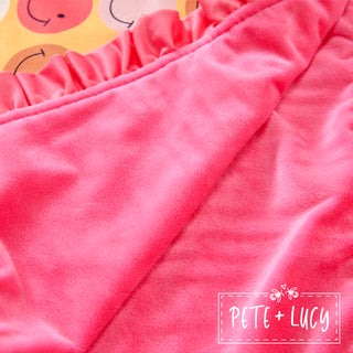 Smiley Face Minky Blanket