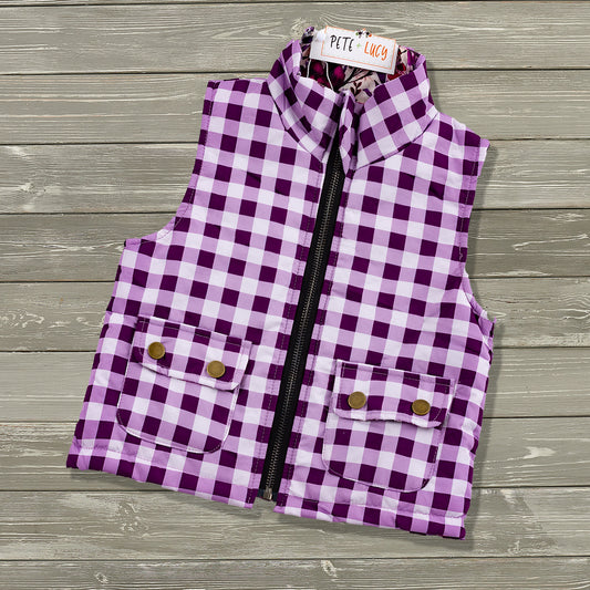 Plum Petals Vest