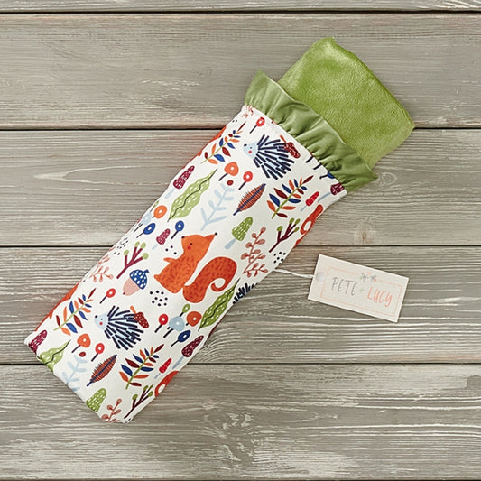 Squeaky Squirrel Minky Blanket