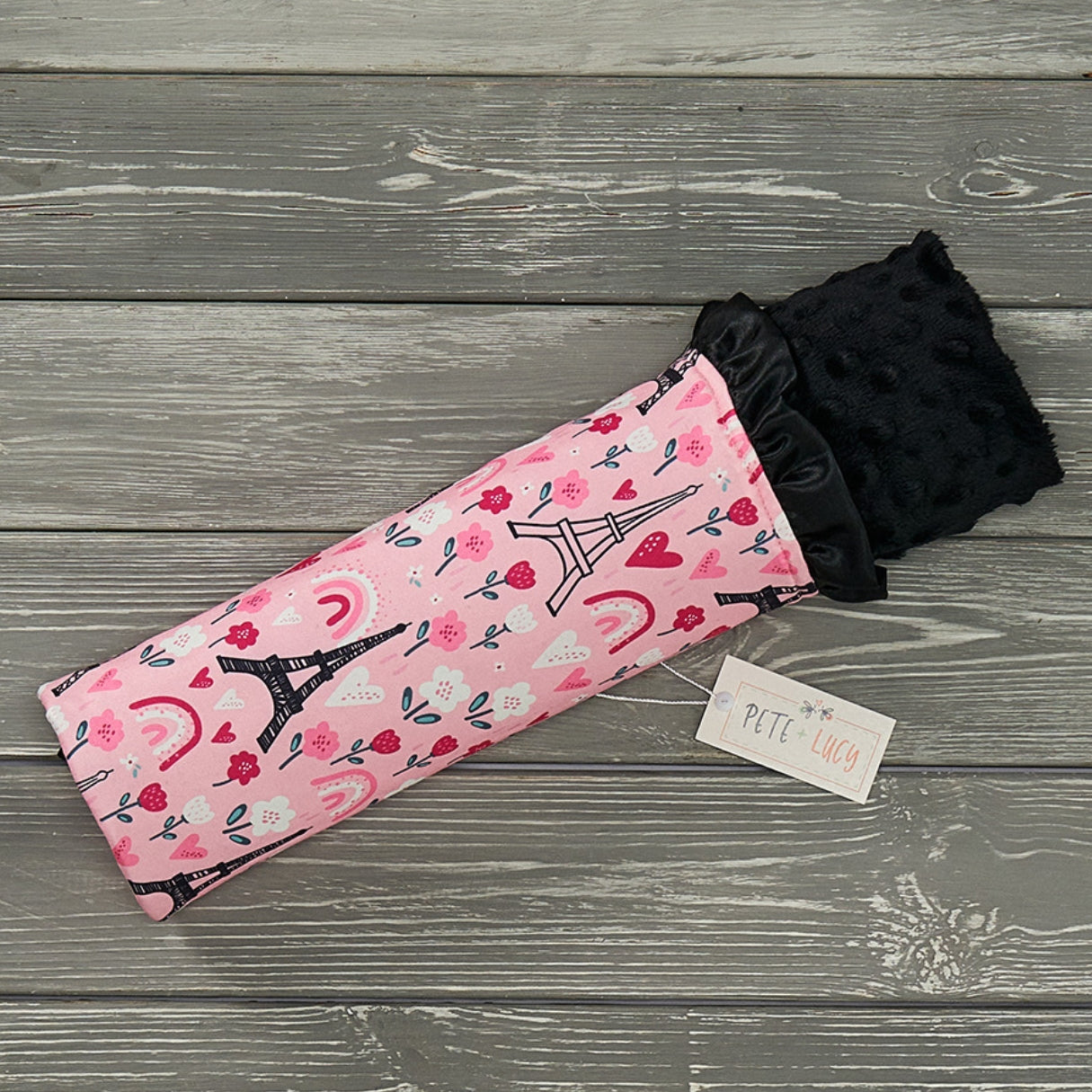 Paris Amour Minky Blanket