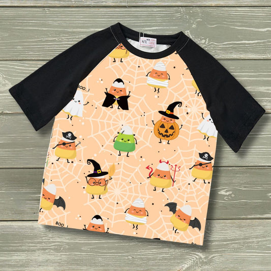Candy Corn Costume Short Sleeve Shirt