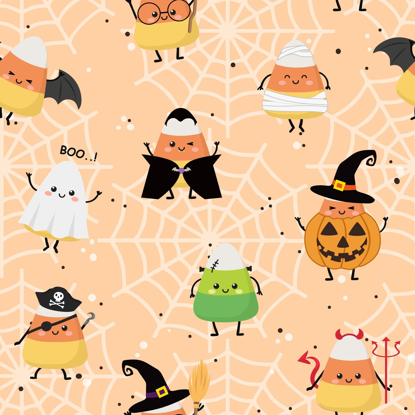 Candy Corn Costumes Pants Set