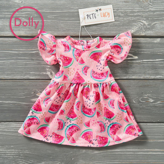 Watermelon Splash Doll Dress