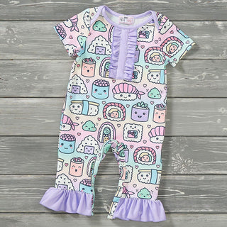 Sushi Friends Girls Romper