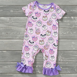 Donut Worry Girls Romper