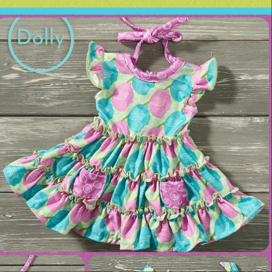 Bloomin Blossoms Doll Dress