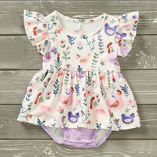 Charlotte's Chickens Romper