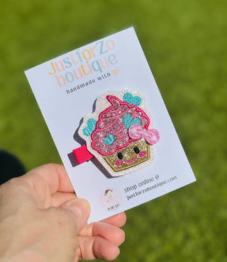 Cupcake Cutie Hair Clips