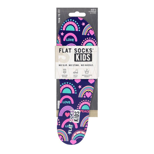 Rainbow Explosion Flat Socks